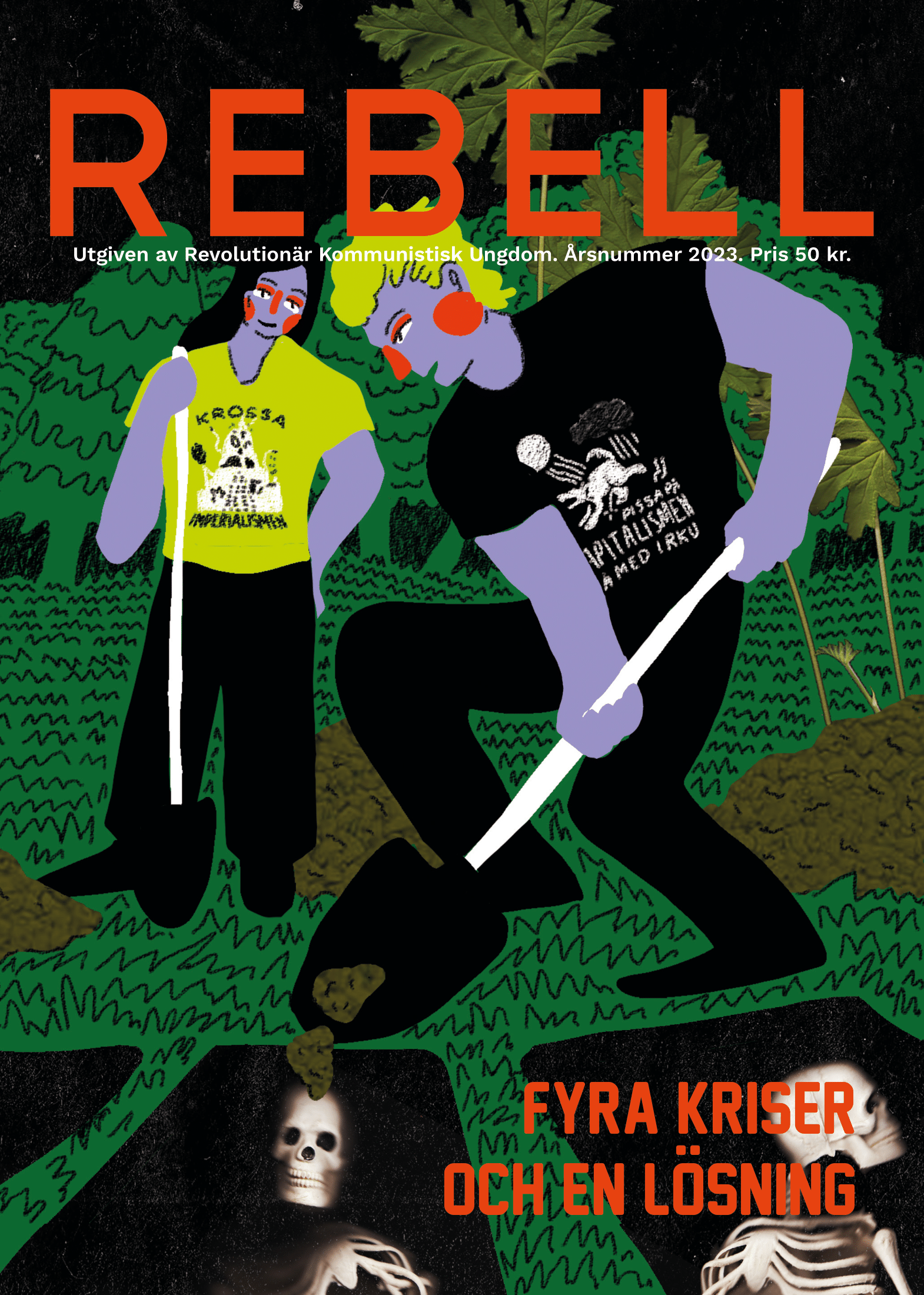 Omslaget till Rebell årsnummer 2023