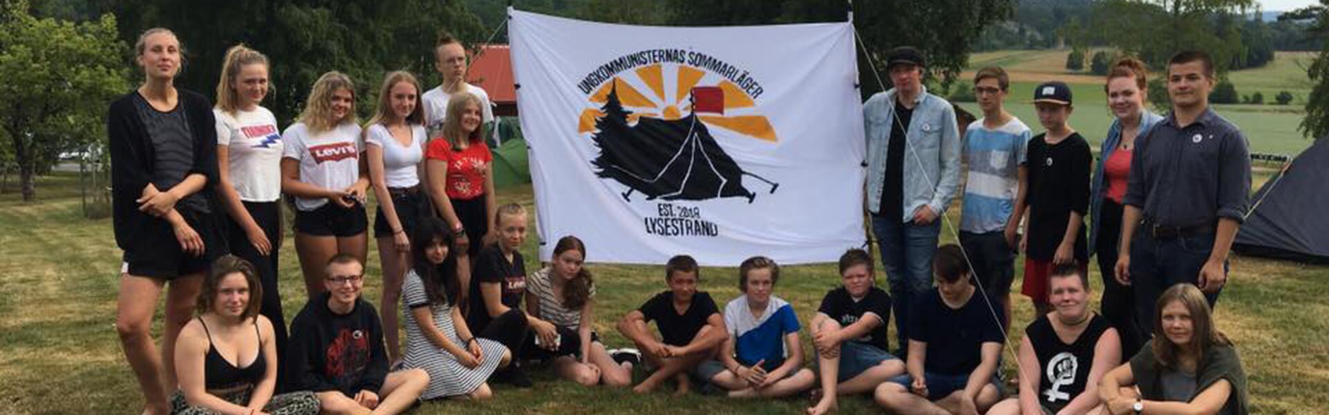 Bild på deltagare på RKU:s sommarläger 2018