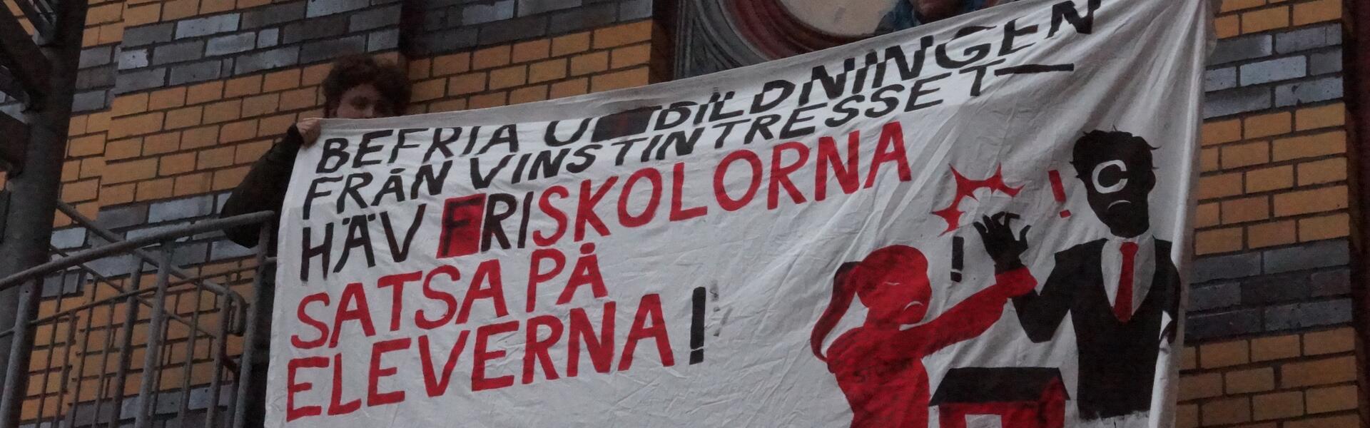 Bannerdrop vid RKU:s västra distriktskonferens