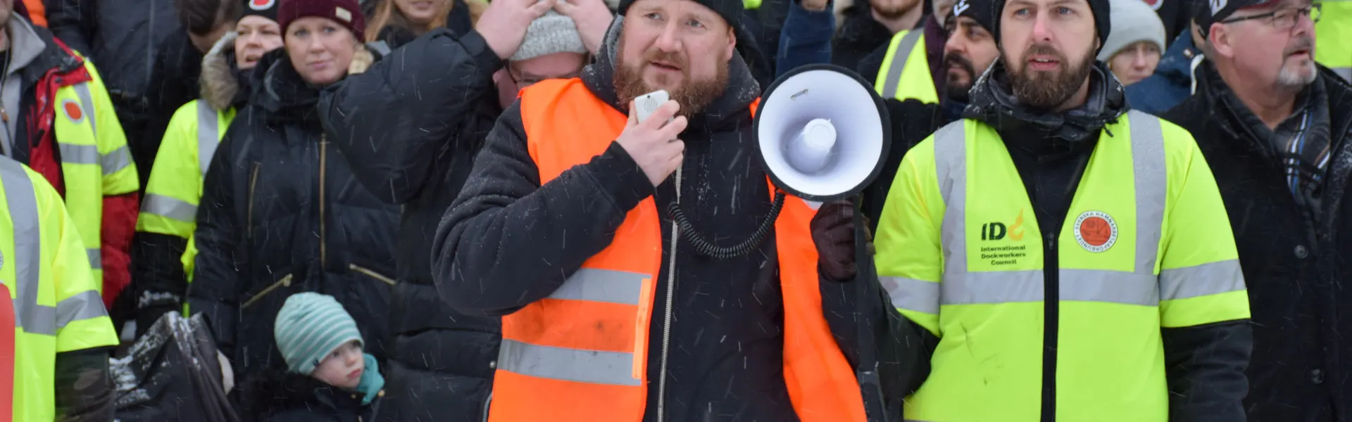 Bild p&aring; Hamnarbetarf&ouml;rbundets vicordf&ouml;rande Erik Helgesson