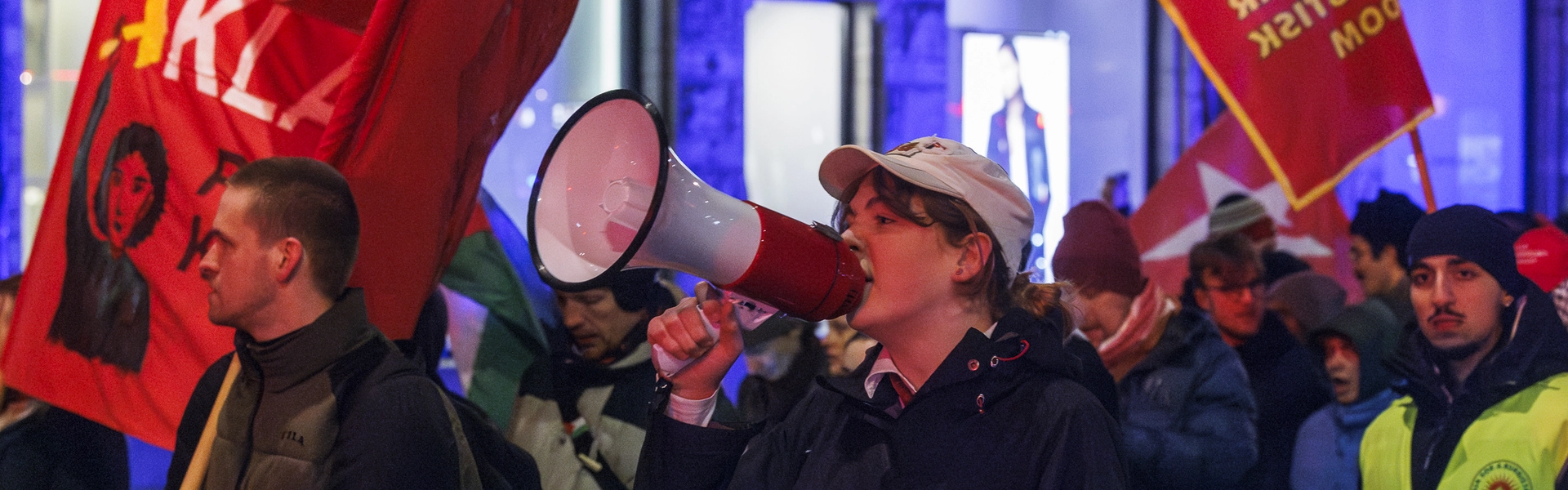 8 mars demonstration i Stockholm.