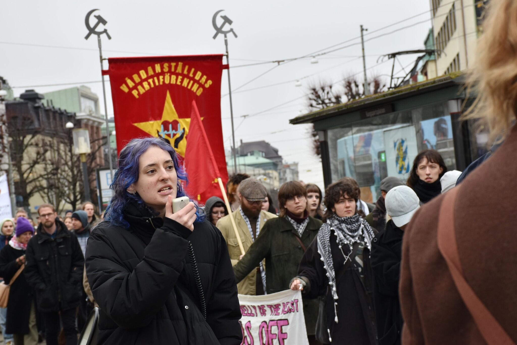 8 mars demonstration i Göteborg