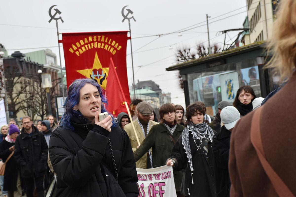 8 mars demonstration i Göteborg