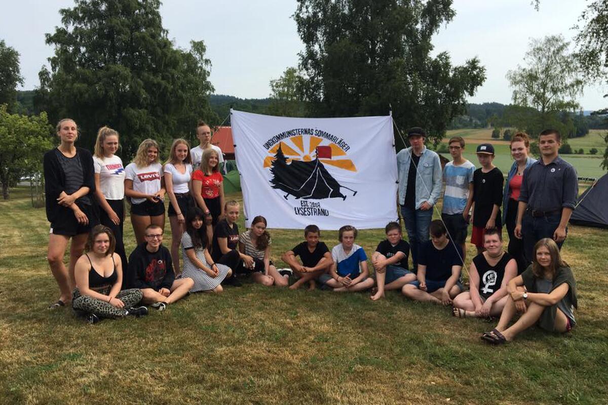 Bild på deltagare på RKU:s sommarläger 2018