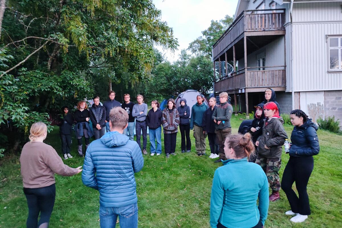 Deltagare på sommarlägret.
