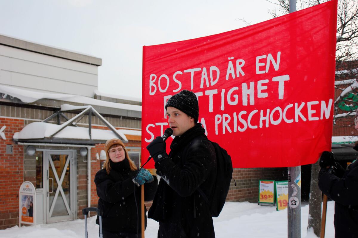 Torgmöte om rätten till bostad